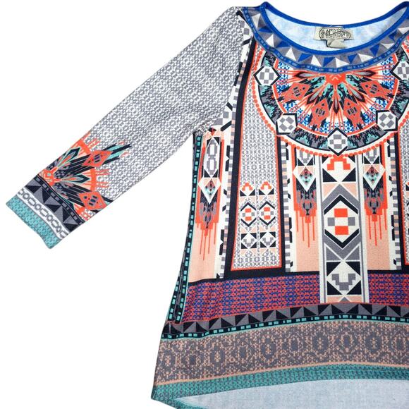 Flying tomato top South Western Pattern Woman's Size M - Picture 5 of 16